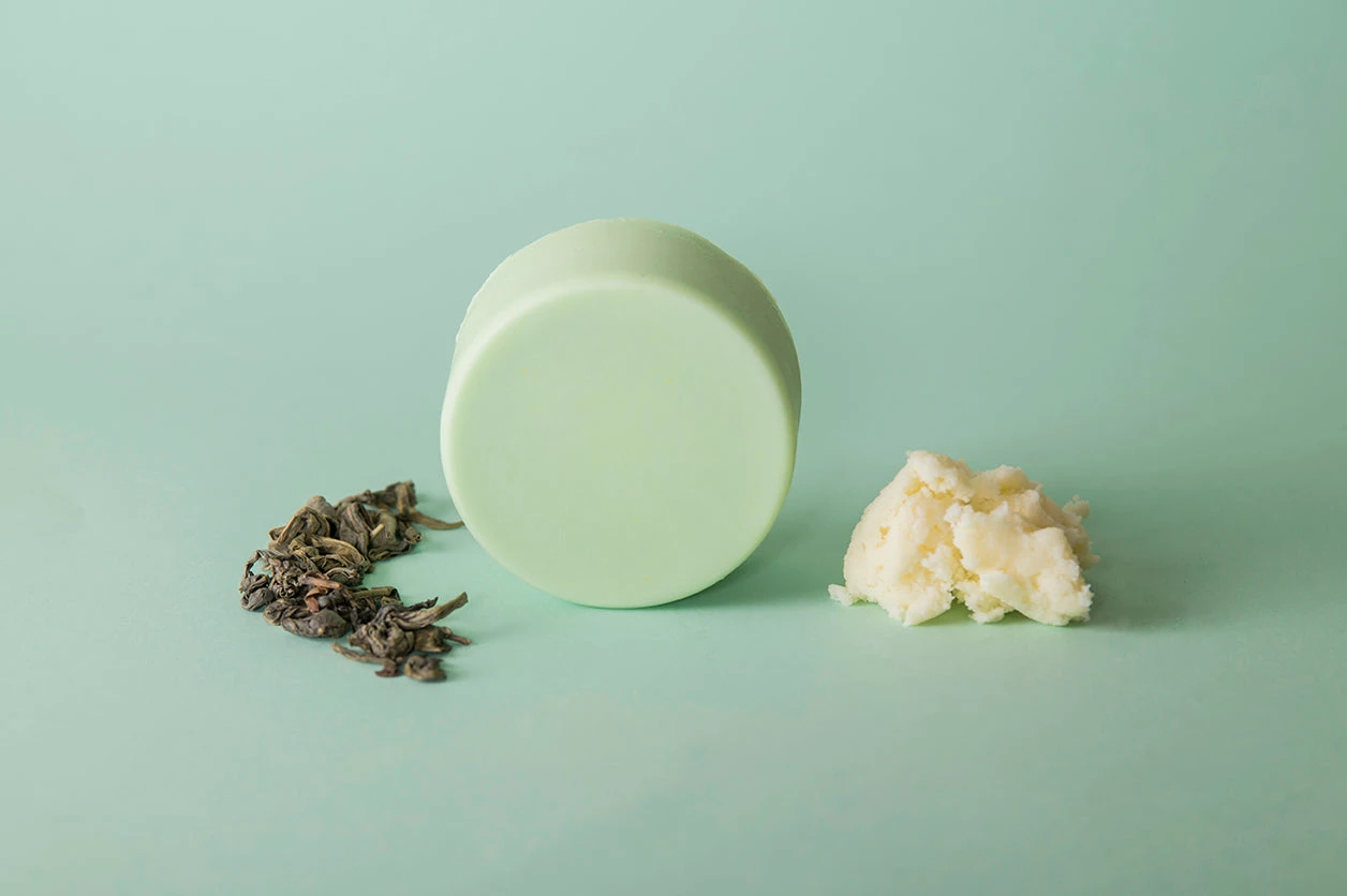 Green Tea Happiness Conditioner Bar - Image 4