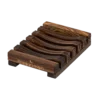 Dark Wood Shampoo Bar & Soap Holder