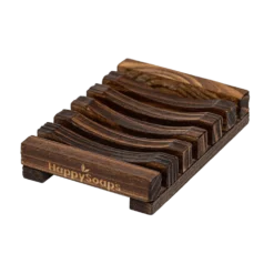 Dark Wood Shampoo Bar & Soap Holder