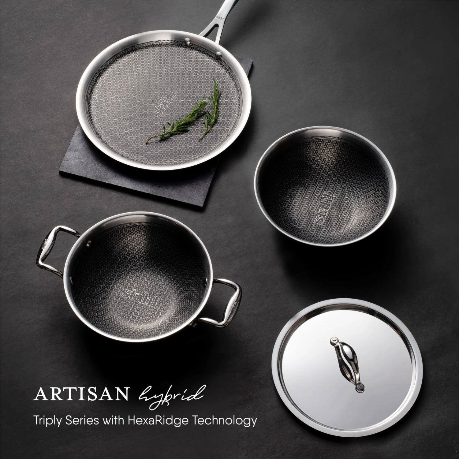 Engrave - Frypan - Triply Artisan Hybrid Series - Image 6