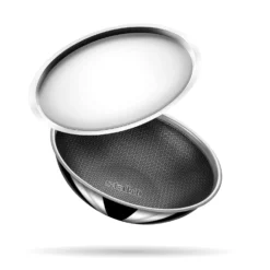 Engrave - Tasla Kadhai With Lid - Triply Artisan Hybrid Series