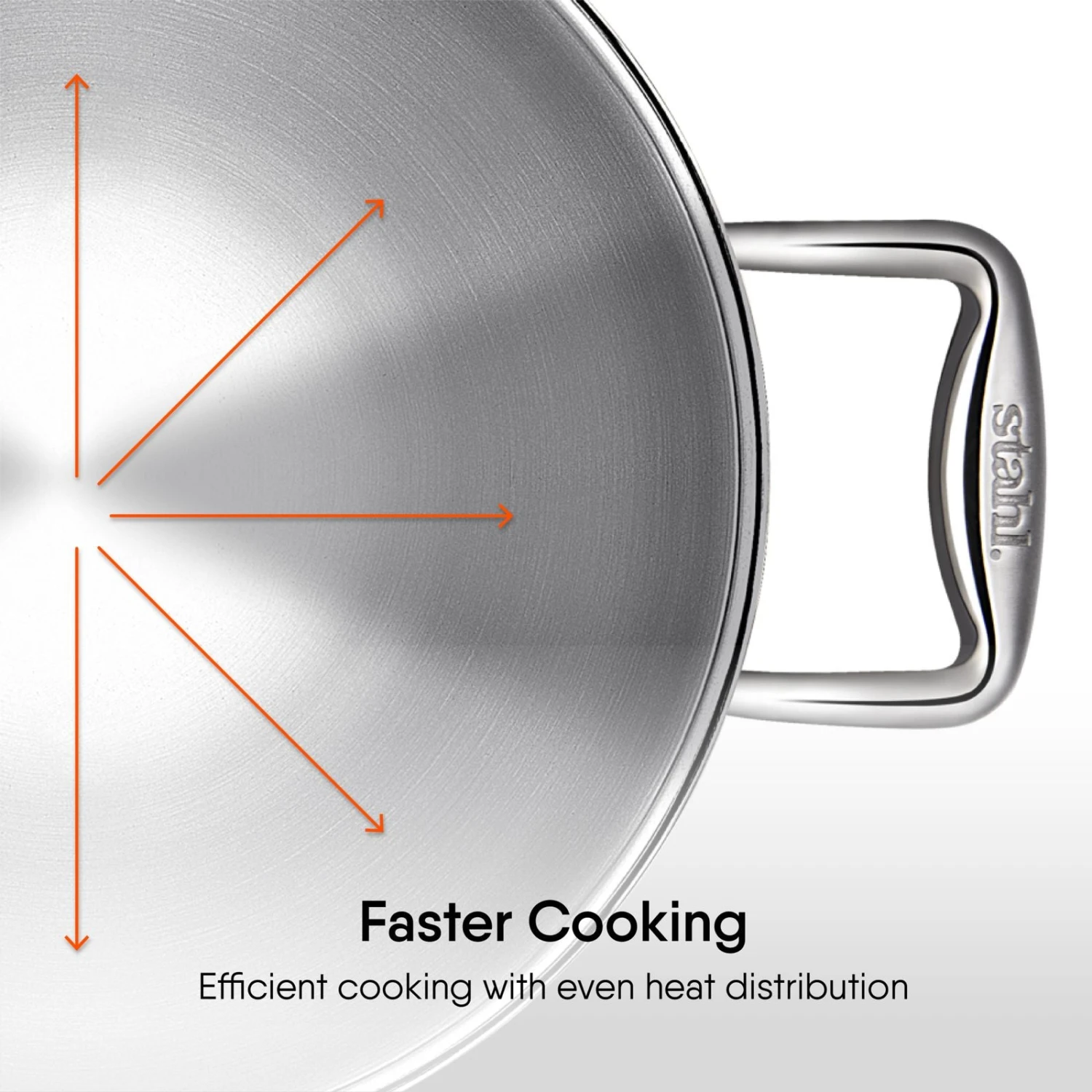 Deep Kadhai (Round Bottom) - Triply Artisan Series - Image 4