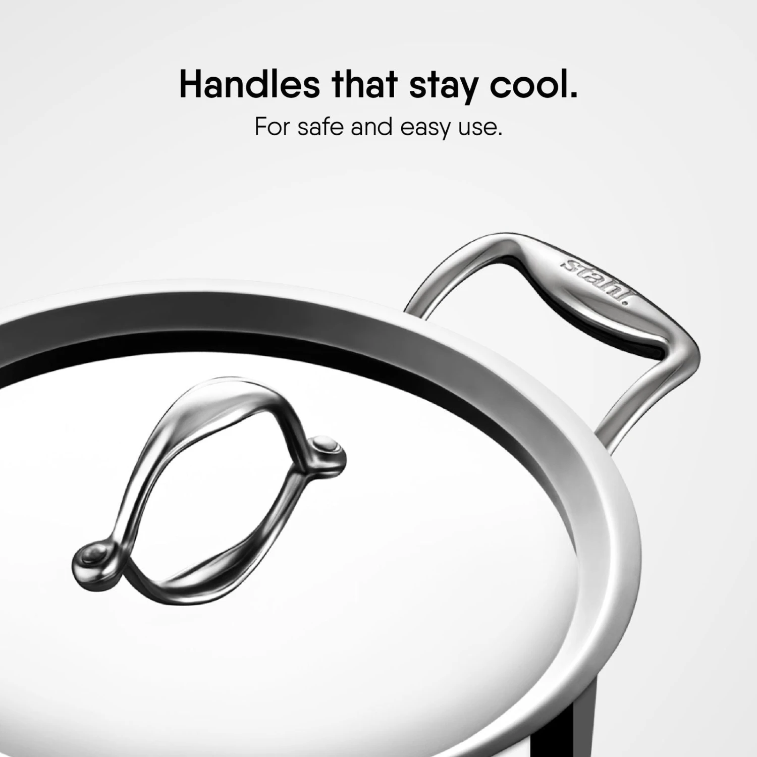 Steel Sauce Pot / Casserole - Triply Artisan Series - Image 5