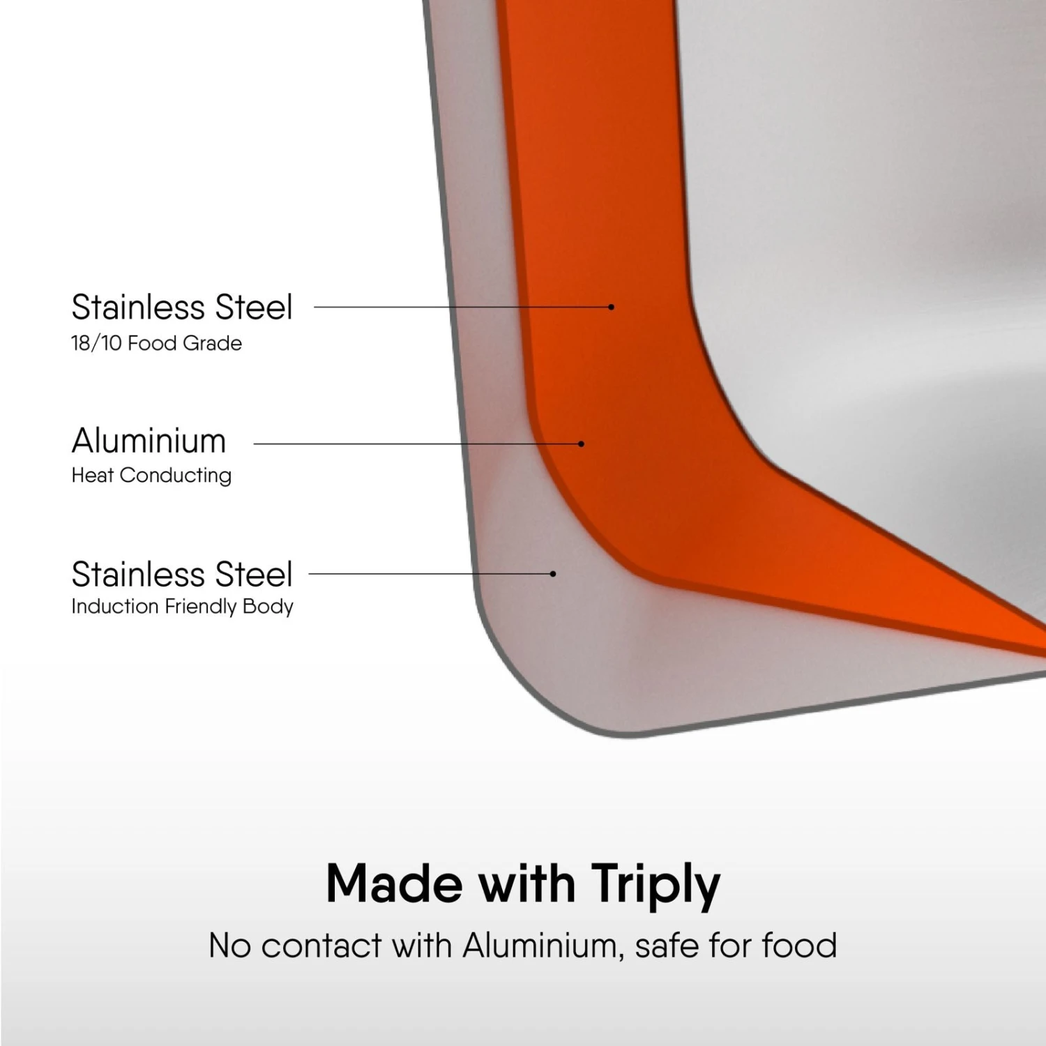 Cook & Serve Saucepot/Casserole - Triply Artisan Series - Image 2