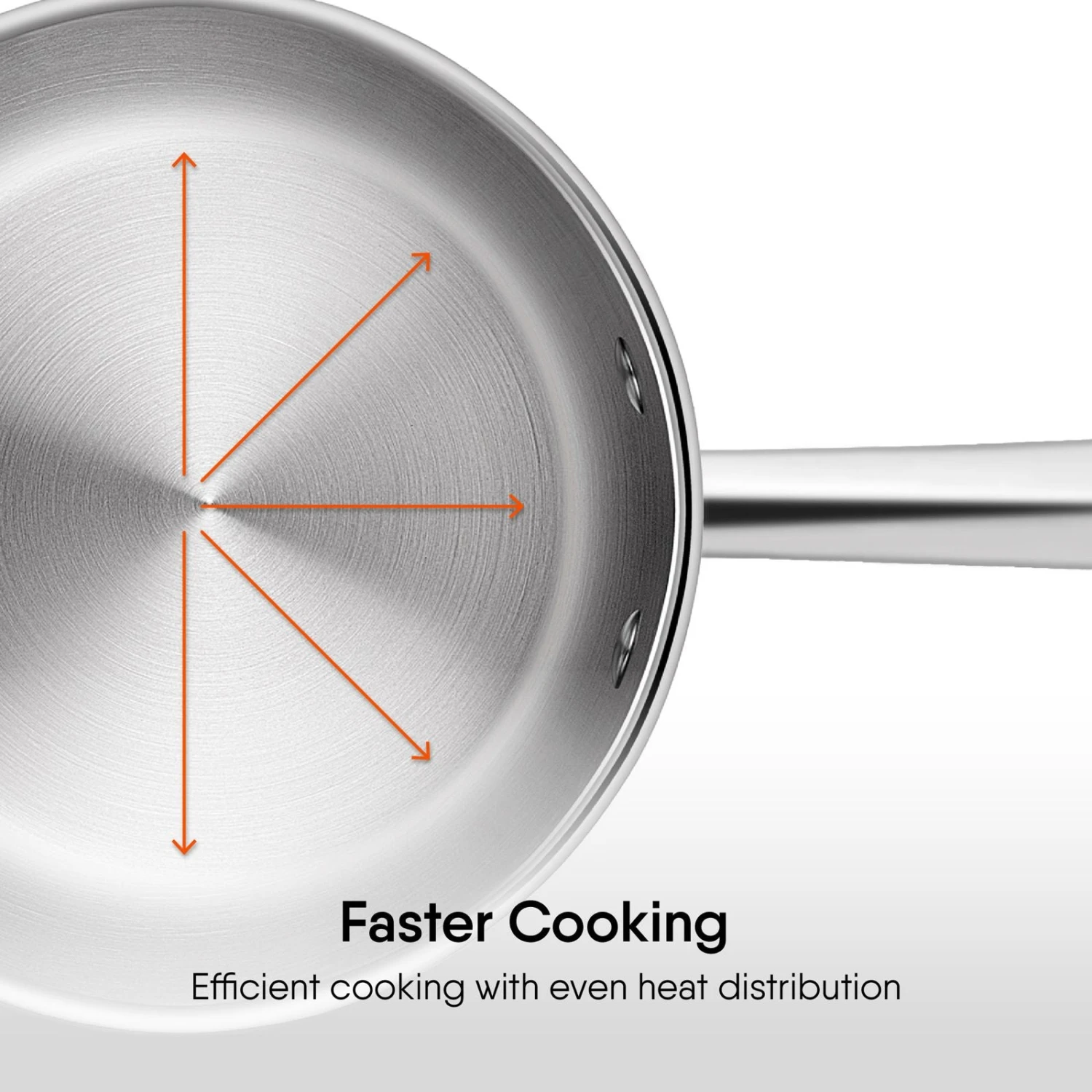 Engrave - Steel Sauce Pan - Triply Artisan Series - Image 4