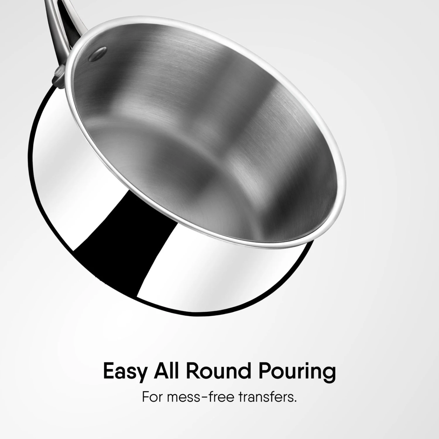 Engrave - Belly Sauce Pan - Triply Artisan Series - Image 3