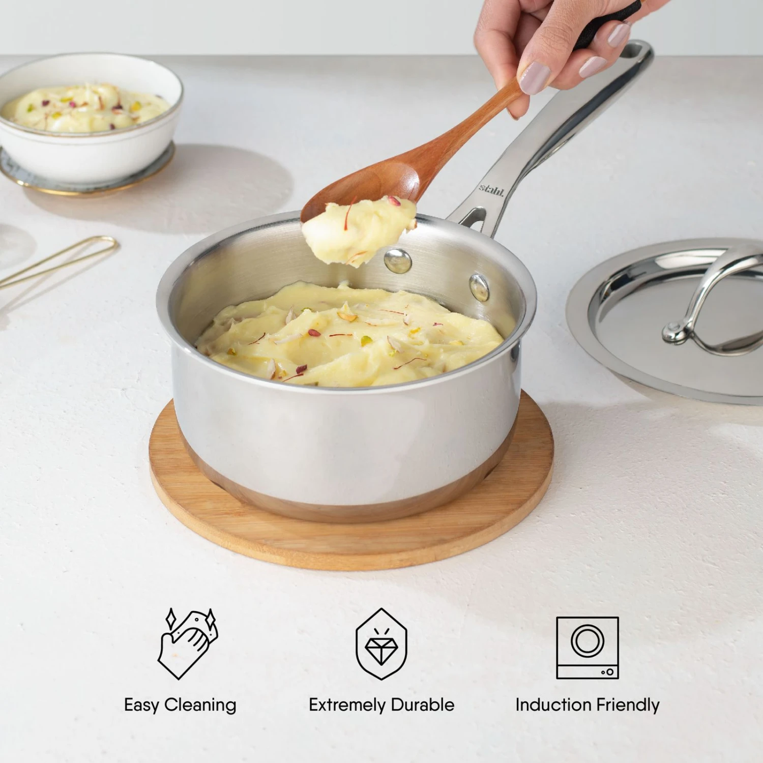 Belly Sauce Pan - Triply Artisan Series - Image 7