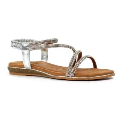Cortez Silver Sandal