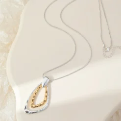 Abstract Pendant Necklace