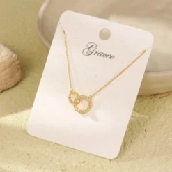 Interlocking Circles Necklace